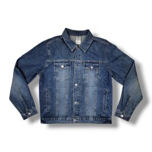 Disney Store Nightmare Before Christmas Jack Skellington Denim Jacket Small Blue